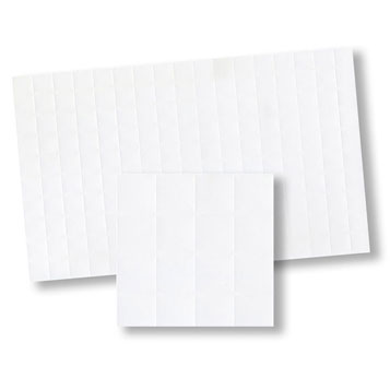 Dollhouse Miniature Tile, White, 4Pk, 1/24 Dollhouse Miniature Tile, White, 4Pk, 1/24